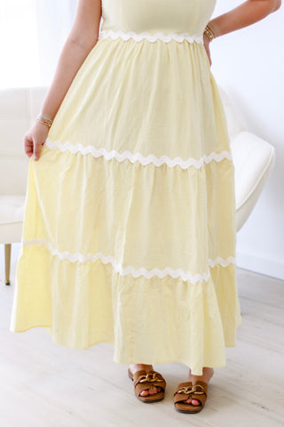 Caribbean Sunrise Yellow Dress