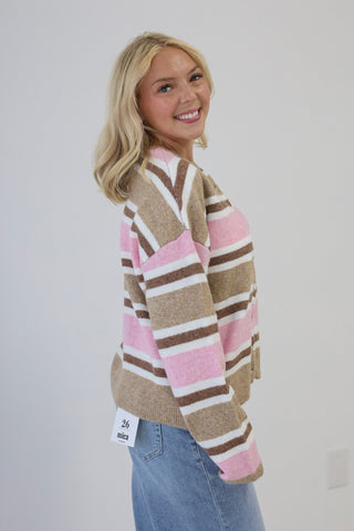 Life is Sweet Striped Sweater
