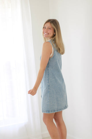 Printer's Alley Denim Dress