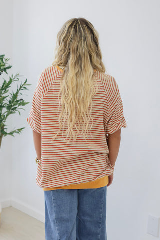 Open Door Policy Stripe Top