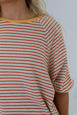 Open Door Policy Stripe Top