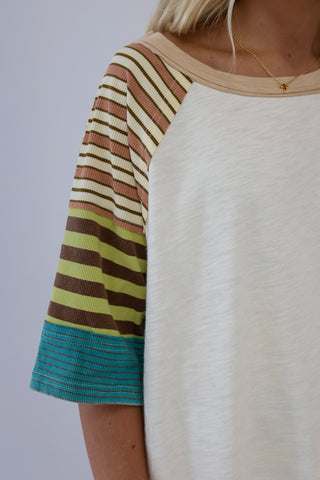 Poetic Fall Fun Sleeve Top