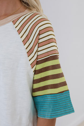 Poetic Fall Fun Sleeve Top