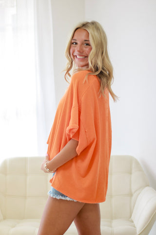 Cheering On Our Team Oversized Top