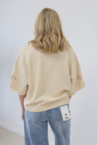 Lucky You Oatmeal Sweater