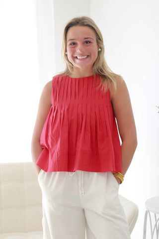 So Much Sunshine Red Tank