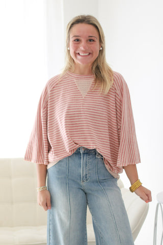 Strawberry Fields Striped Top