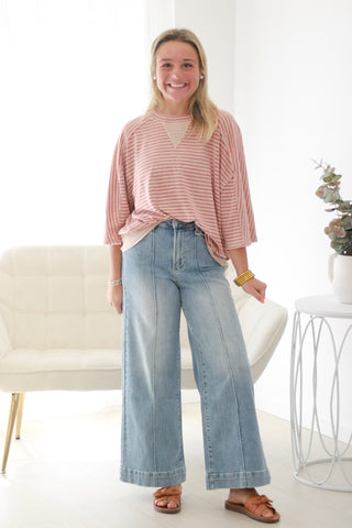 Strawberry Fields Striped Top