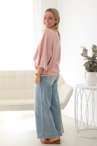 Strawberry Fields Striped Top
