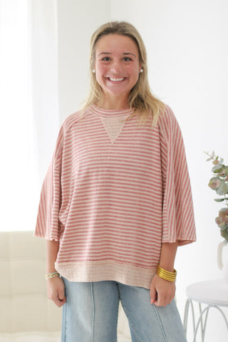 Strawberry Fields Striped Top