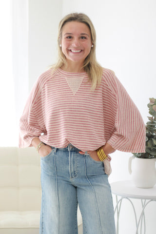 Strawberry Fields Striped Top
