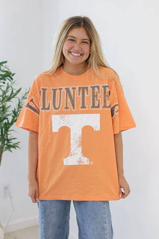 Wearing Tennessee Orange Licensed Band Tee