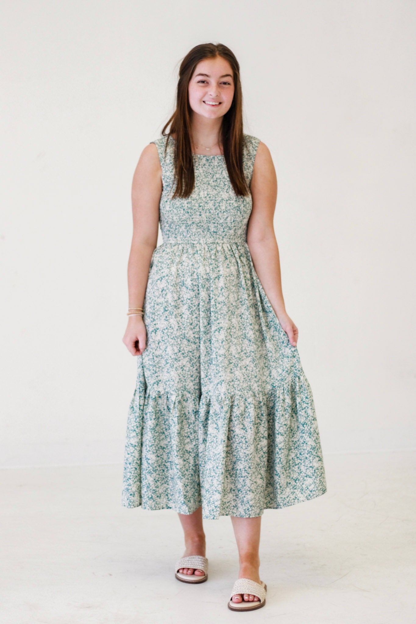 Your Breezy Companion Midi Dress in Teal