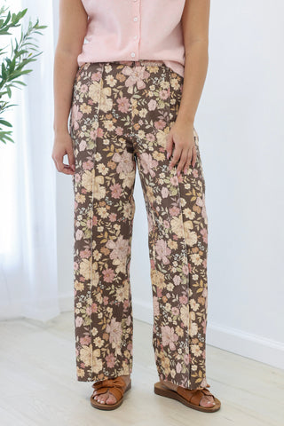 A Pretty Touch Floral Pants