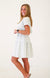 Sunset Picnic Stripe Button Front Mini Shirt Dress
