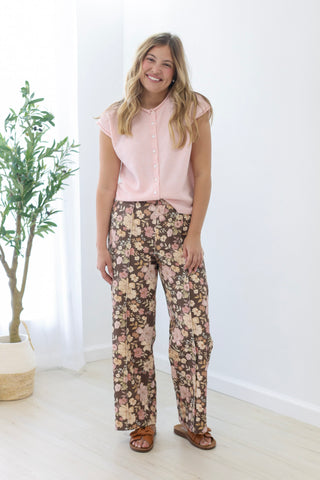 A Pretty Touch Floral Pants
