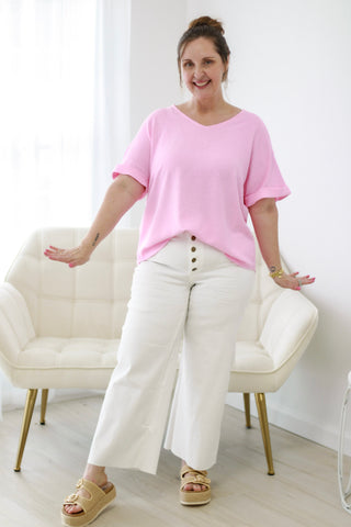 Perfectly Played Pink Blouse