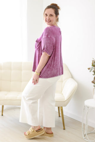 Day in The Life Top in Light Plum