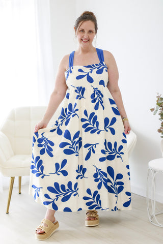 Stunned Floral Midi Dress