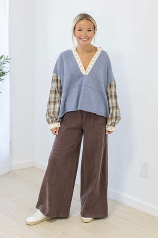 Confidence in Style Mineral Wash Top