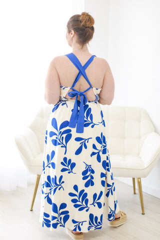Stunned Floral Midi Dress