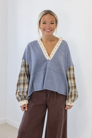 Confidence in Style Mineral Wash Top