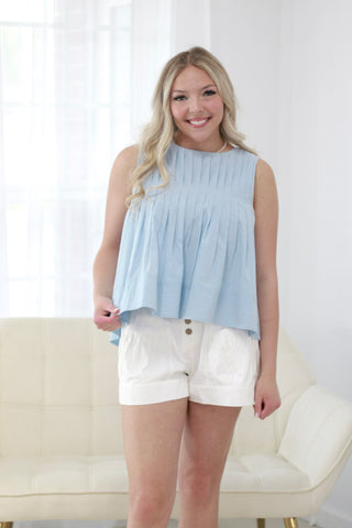So Much Sunshine Baby Blue Tank