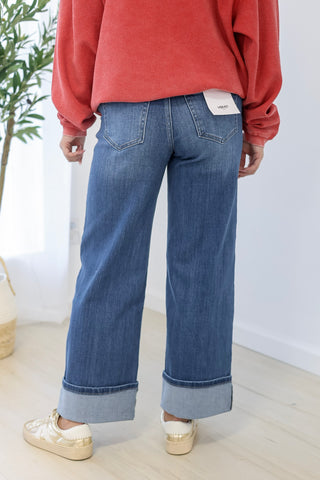 On the Go Wide Leg Jeans