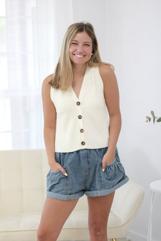 Begin Again Ivory Tank
