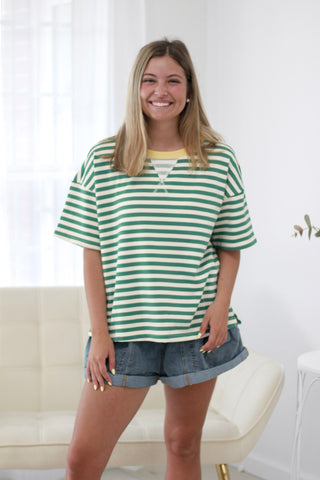 Summer Stripes Casual Top