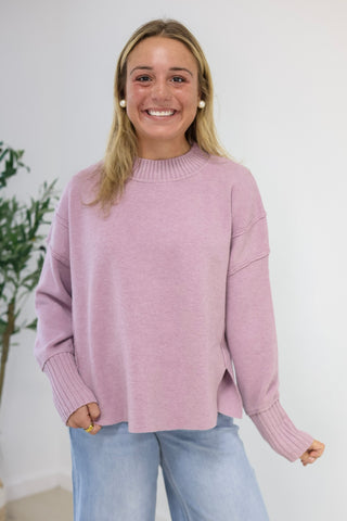 Lavender Latte Cuddly Soft Sweater
