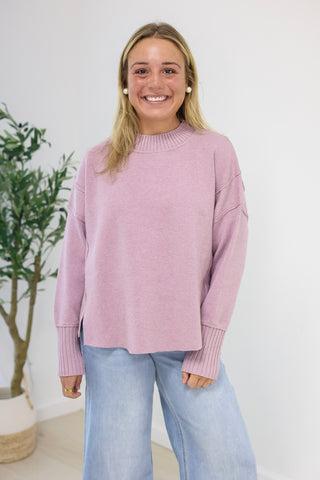 Lavender Latte Cuddly Soft Sweater
