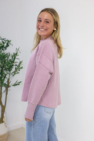 Lavender Latte Cuddly Soft Sweater