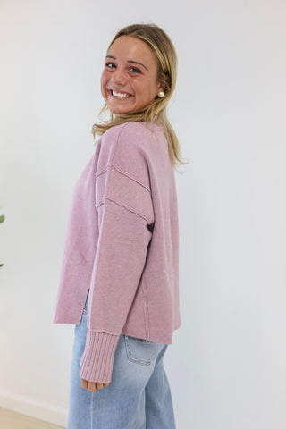 Lavender Latte Cuddly Soft Sweater