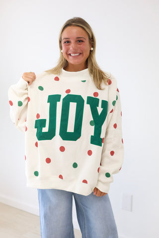 A Life Full of Joy Mock Neck Pullover
