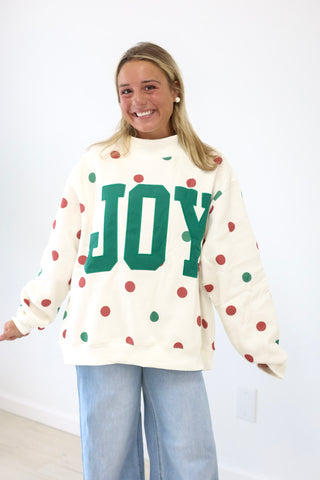 A Life Full of Joy Mock Neck Pullover