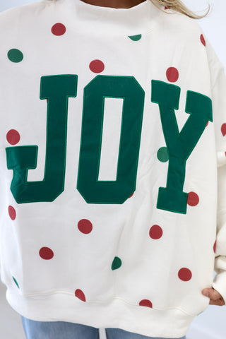 A Life Full of Joy Mock Neck Pullover