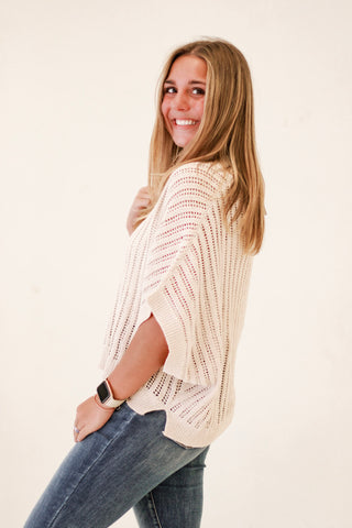 Weekend Wanderlust Loose Fit Dolman Sleeve Top in Oatmeal