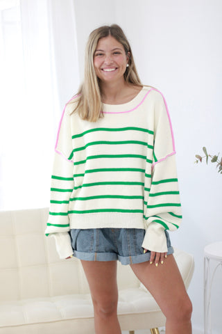 Summer of Fun Striped Sweater