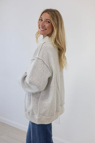 Tennessee Embroidered Mock Neck Pullover