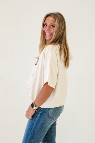 Better in Boots Top in Oatmeal