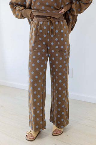 Day to Day Polka Dot Set in Frosted Mocha