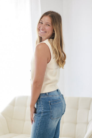 The Best of Vests in Cream