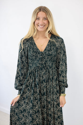 Forever Date Floral Maxi Dress