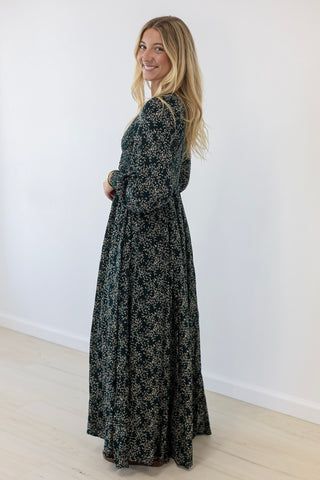 Forever Date Floral Maxi Dress
