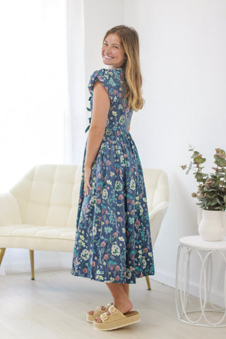 Midnight Dreams Floral Dress