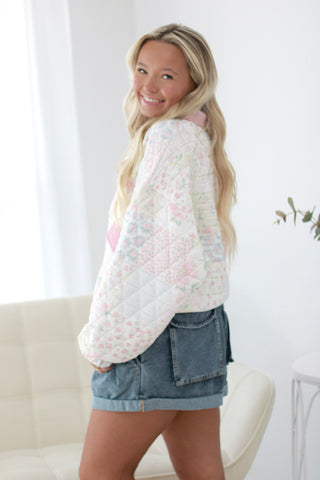 Quilted in Love Patchwork Pullover