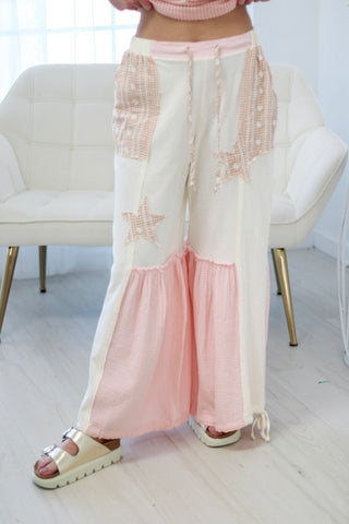Every Heartbeat Patchwork Pants