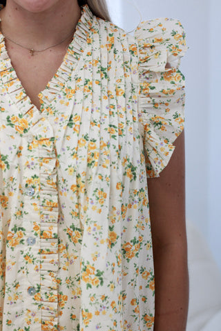 Sunny Days Ahead Floral Print Dress