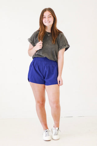 In My Era Royal Blue Athletic Shorts